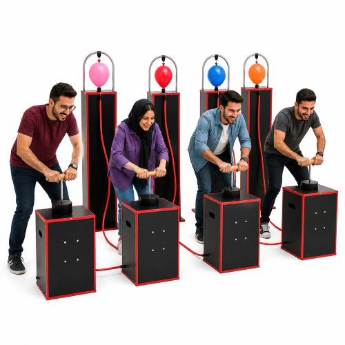 بازی بادکنک ، بابل پمپ 4 نفره Bubble Pump | 🏷️ اجاره روزانه - تصویر 3